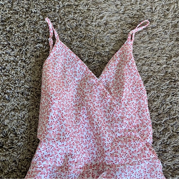 Medium White and Pink Summer Sundress - Picture 2 of 10